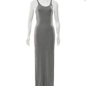 T by Alexander Wang gray maxi dress
